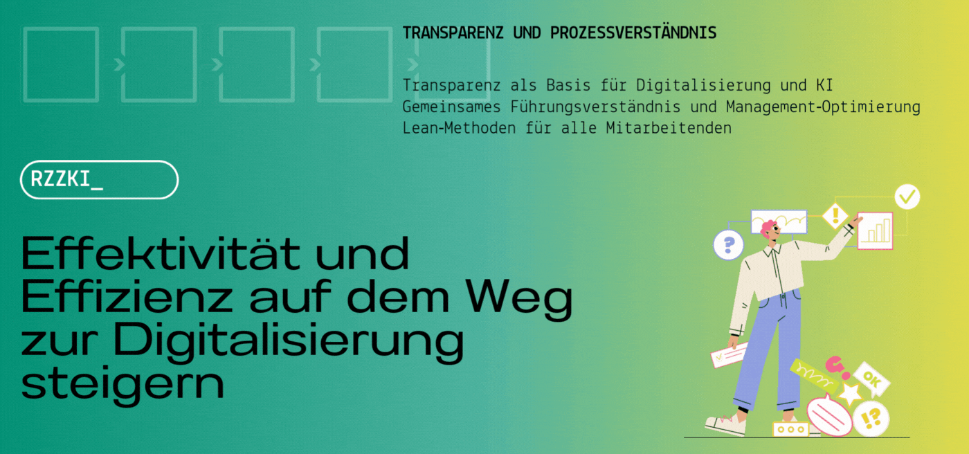 Header zum Blogbeitrag "Effektivität und Effizienz auf dem Weg zur Digitalisierung steigern"